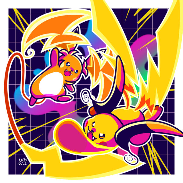 ファンアート「メガライチュウ」