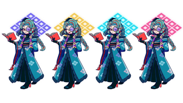 物語好きゲームメディア「雨夜堂」様イメージキャラクター「雨橘」キャラクターデザイン