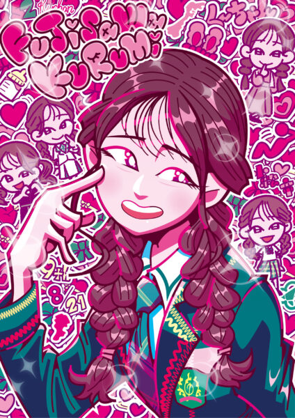 「きらめきフェス2026」ほくりくアイドル部の藤沢くるみ様のイラスト制作